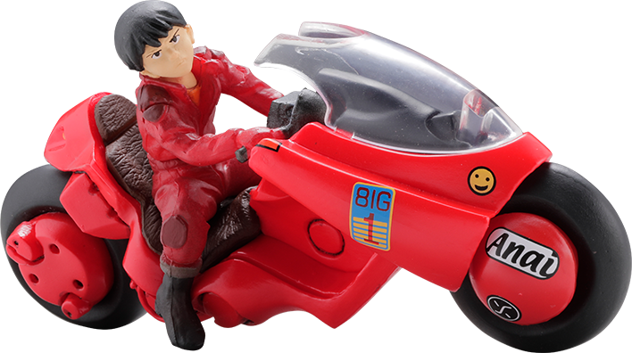 金田とバイク