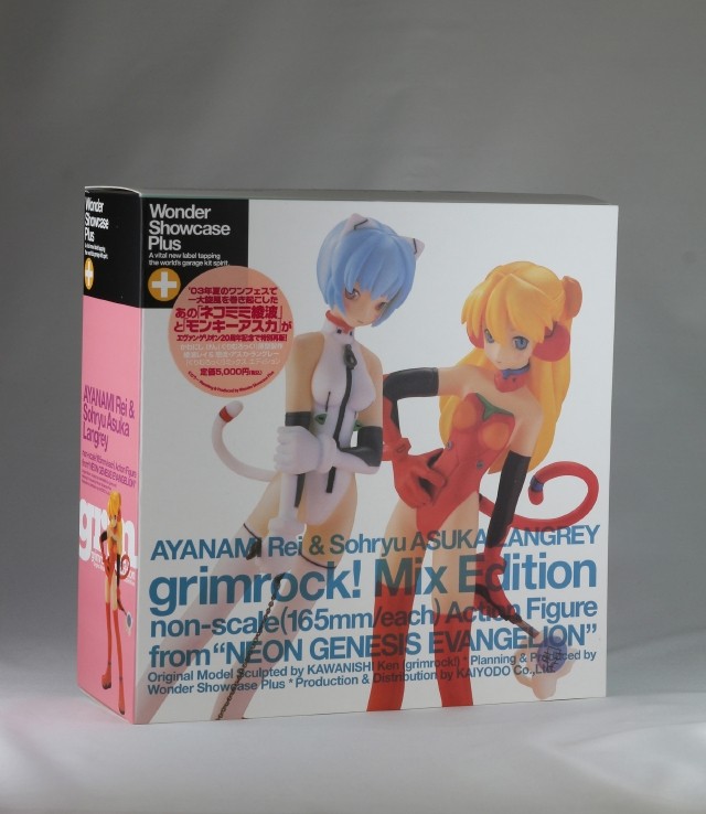 綾波レイ&惣流・アスカ・ラングレー 【ぐりむろっく!】 ミックス エディション 新世紀エヴァンゲリオン 完成品 フィギュア 海洋堂