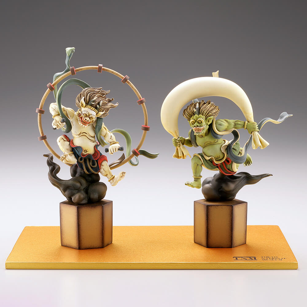 東京国立博物館公式フィギュア 尾形光琳「風神雷神図屏風」風神雷神セット 海洋堂