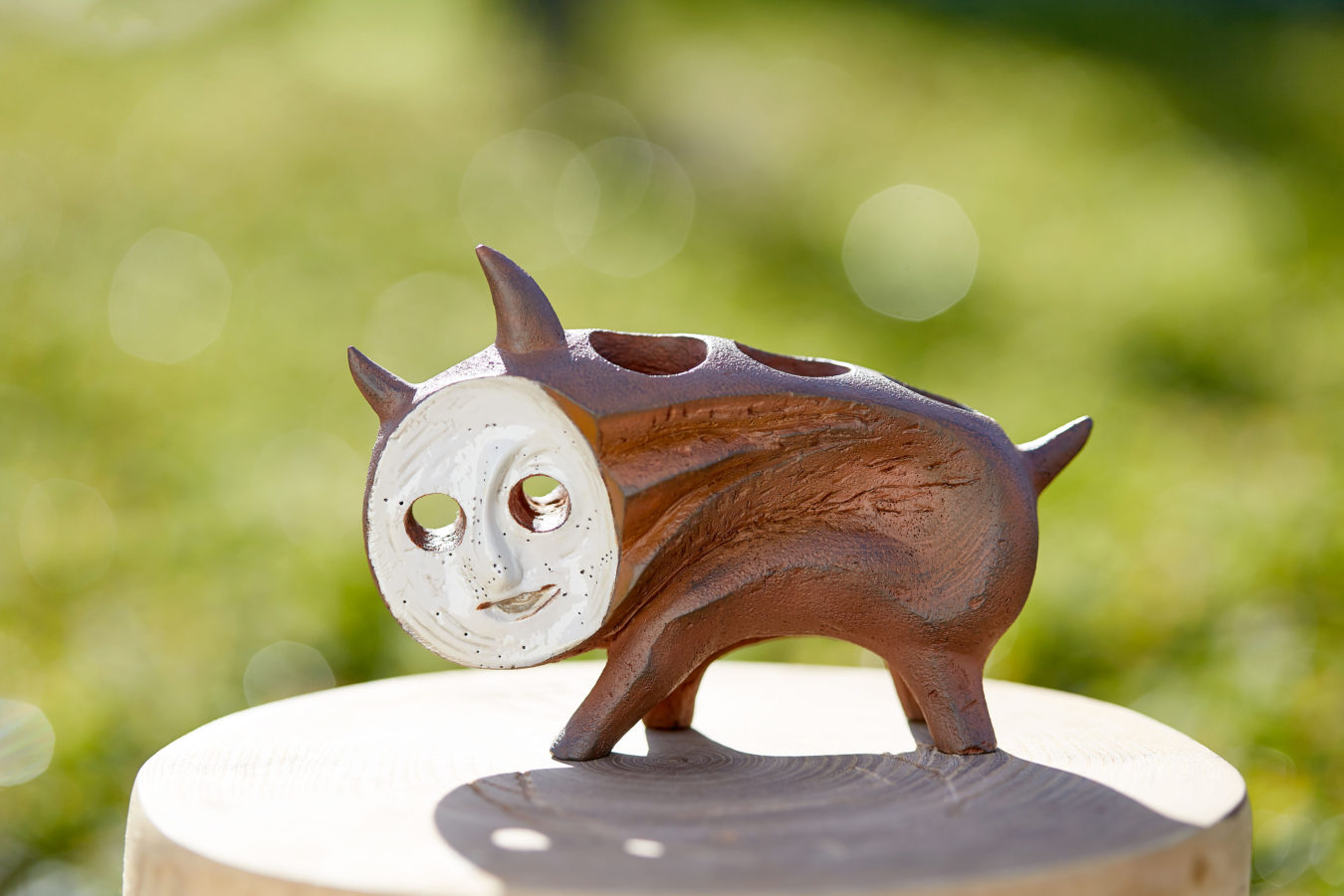 岡本太郎 ミニチュアフィギュアセット 午後の日 犬の植木鉢 - 彫刻