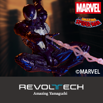リボルテック アメイジング・ヤマグチ　シンビオート・スパイダーマン（パープル Ver.）